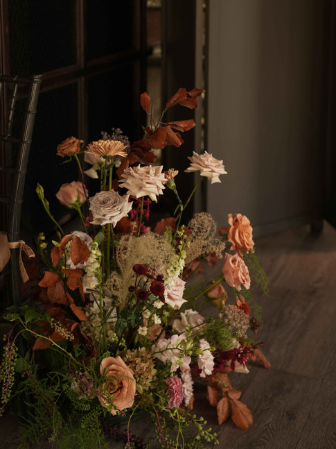 Wedding reception floral by Floraland