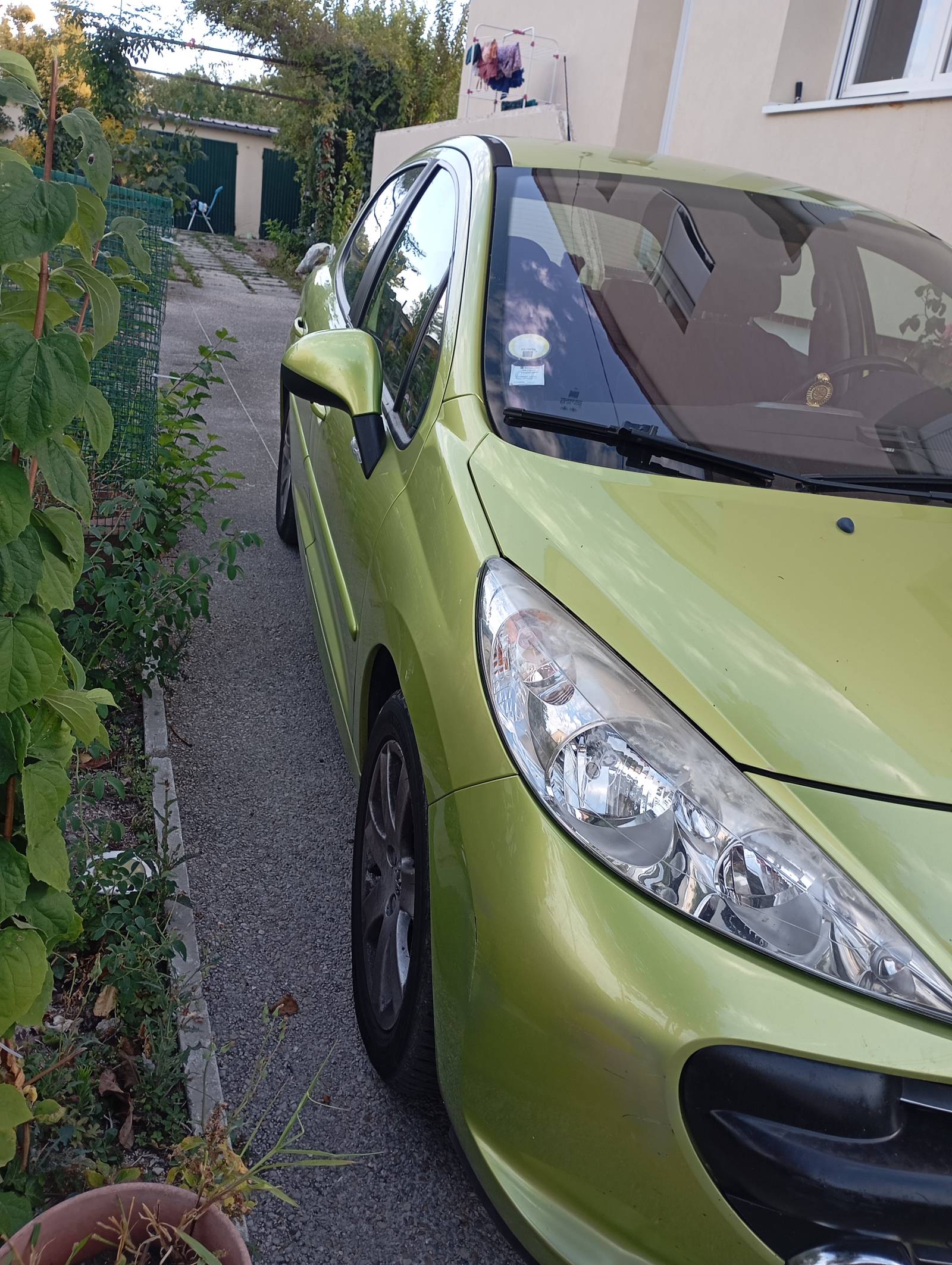 Peugeot 207 verte