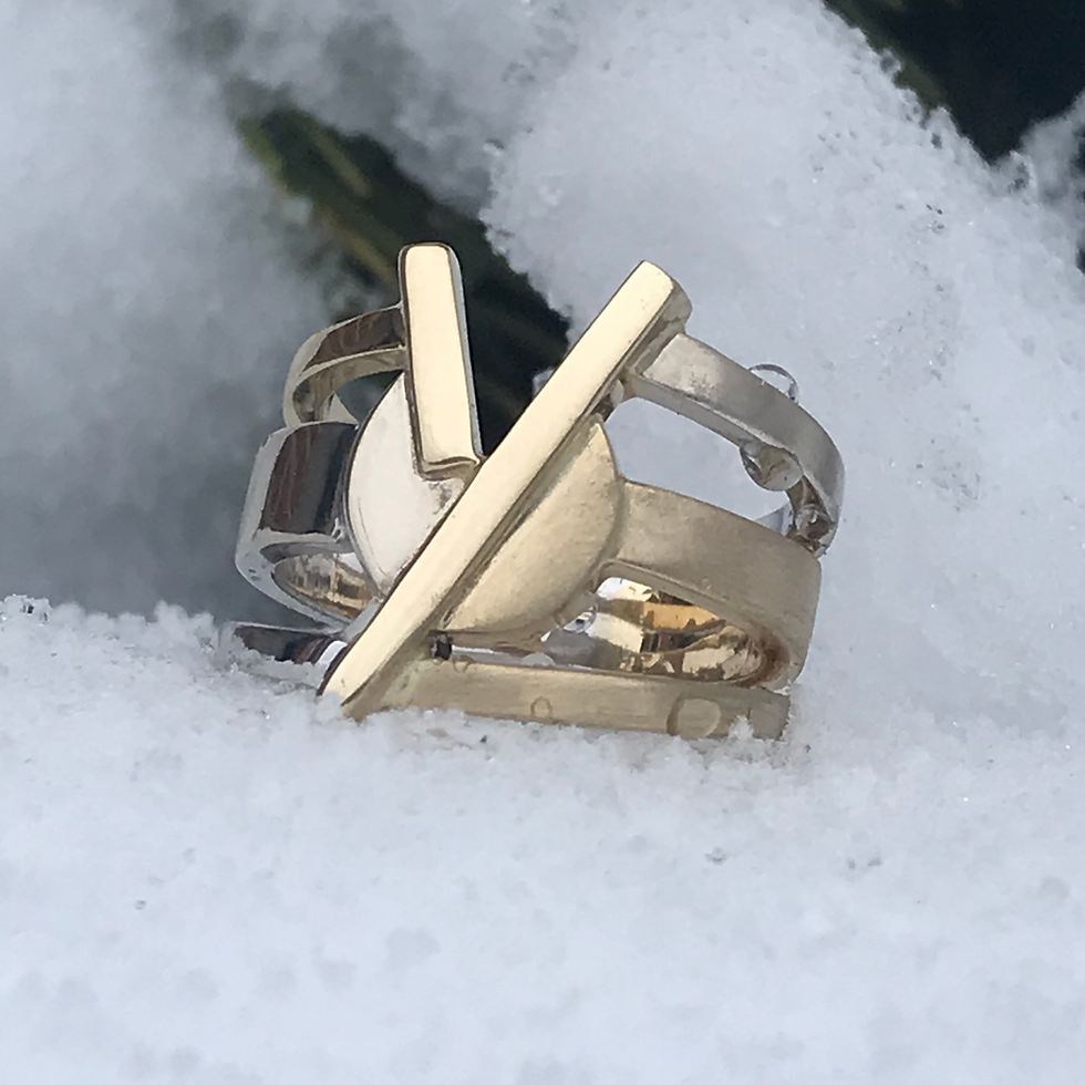 transformation particulière or 18 ct. Co-création unique