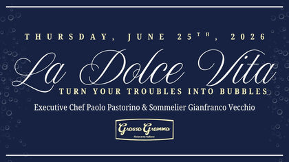 La Dolce Vida Wine Dinner Presentation