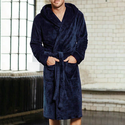 Miniatura: Mens & Ladies Nylon Hooded Bathrobe