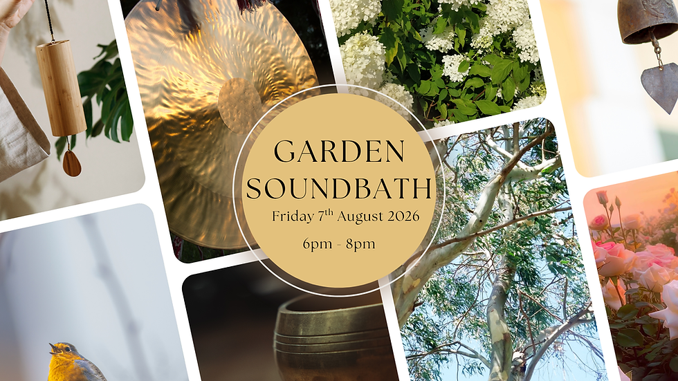 Sound Bathing in Nature - "The Garden Series" - August 2026