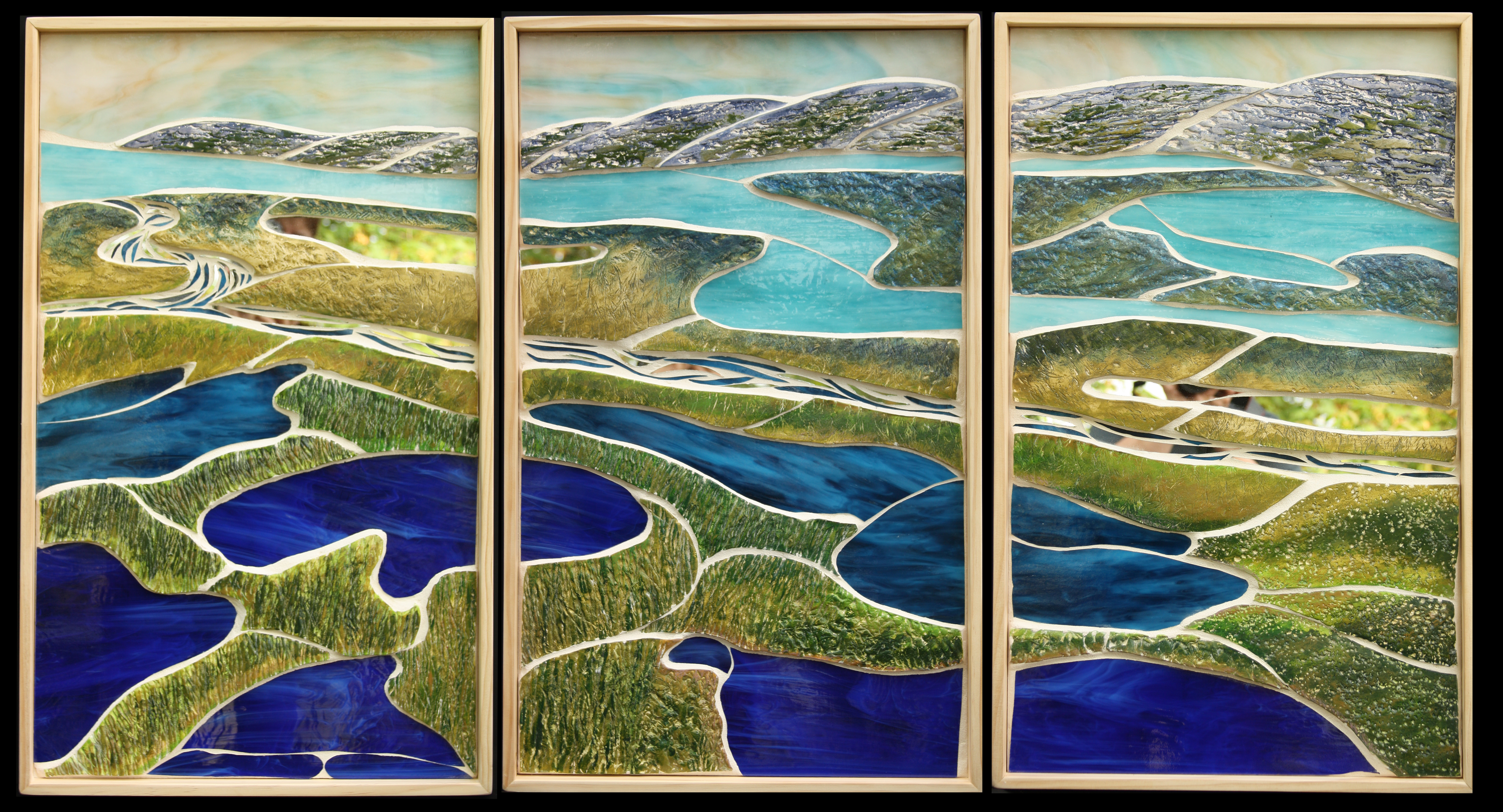 Delta Triptych $2400 Sold!!