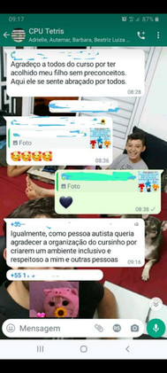 Cursinho popular é lugar de respeito e acolhimento sim! Indivíduos com TEA podem e devem conquistar seu lugar na sociedade porque eles também têm aptidões e talentos específicos em determinadas áreas do conhecimento. Muitos podem, por exemplo, concentrar-se fortemente em apenas uma coisa, por isso, alguns tornam-se profissionais incríveis. Estes são depoimentos espontâneos de uma mãe de aluno e uma aluna