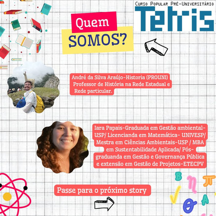 Conheça os profs André e Iara