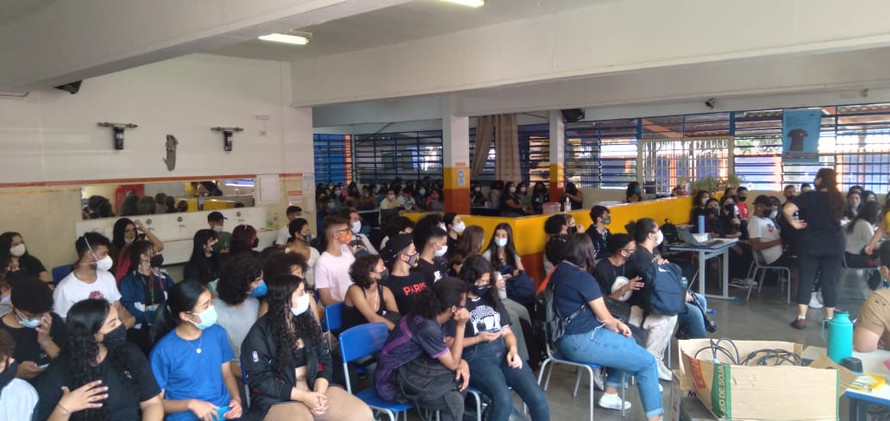 Começando a esquentar os motores na aula inaugural