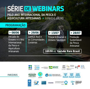 Série de webinars pelo Ano Internacional da Pesca e Aquicultura Artesanais