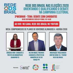Debate com candidates à Prefeitura Municipal