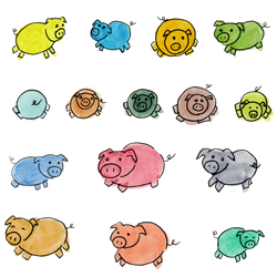 Piggie Sticker Pack