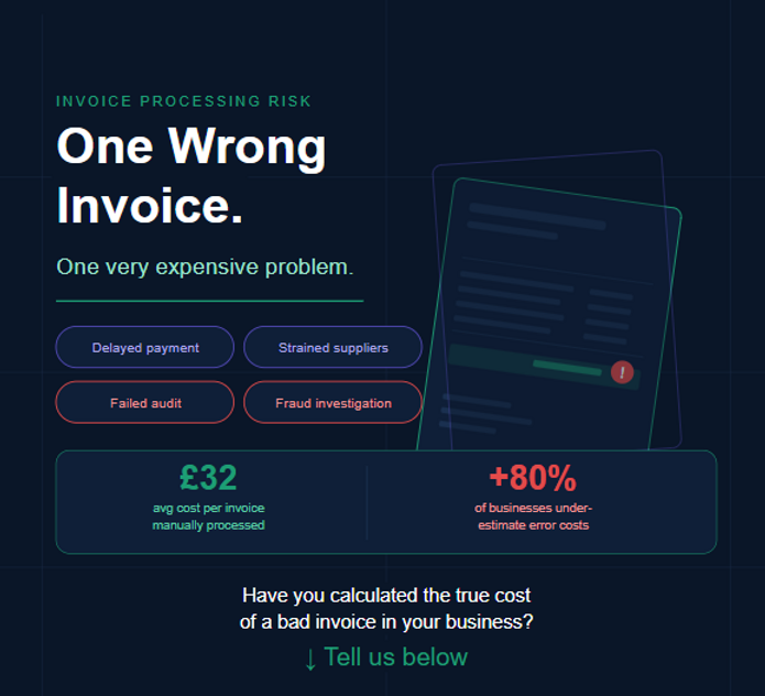 Invoice Incorrect One Wrong Invoice.