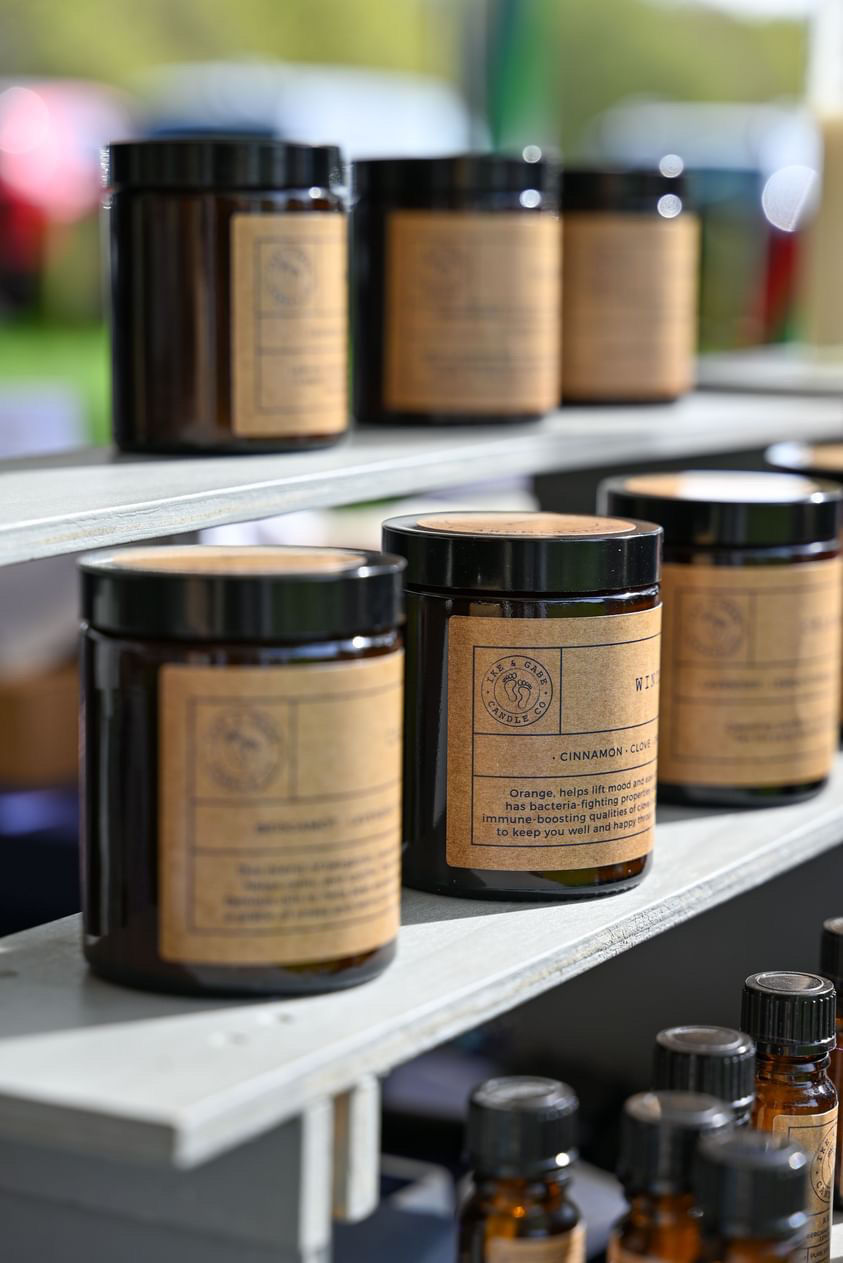 Thumbnail: Essential Oil candles in Amber Jar