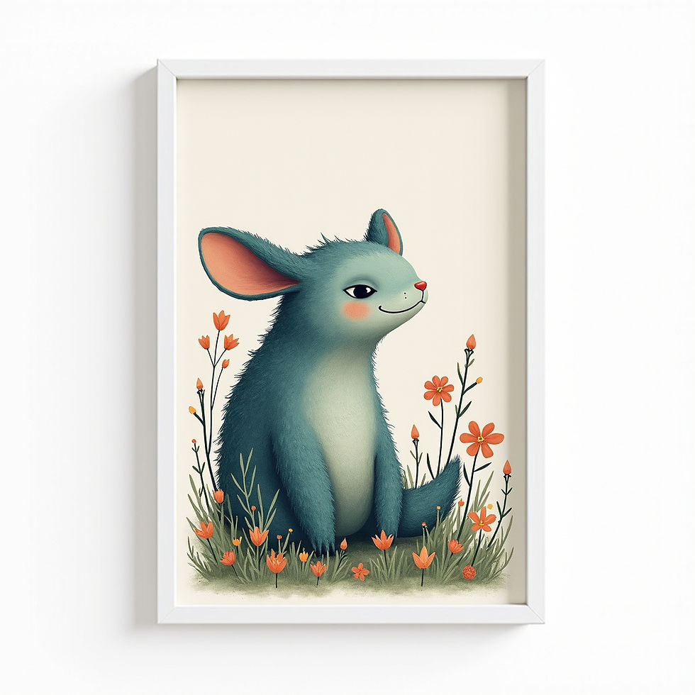 Whimsical Creature Print