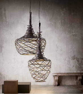 Luminaire suspension design métal