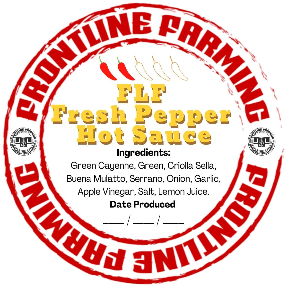 FLF Fresh Pepper Hot Sauce