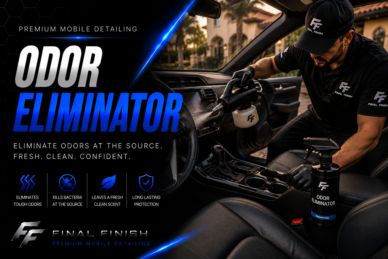 Final Finish Premium Mobile Detailing odor eliminator service