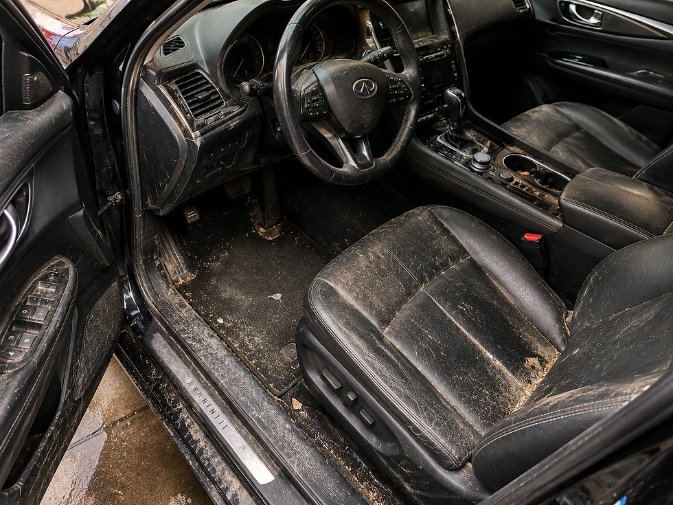 Before interior detailing