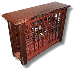 Slab top Wine Rack