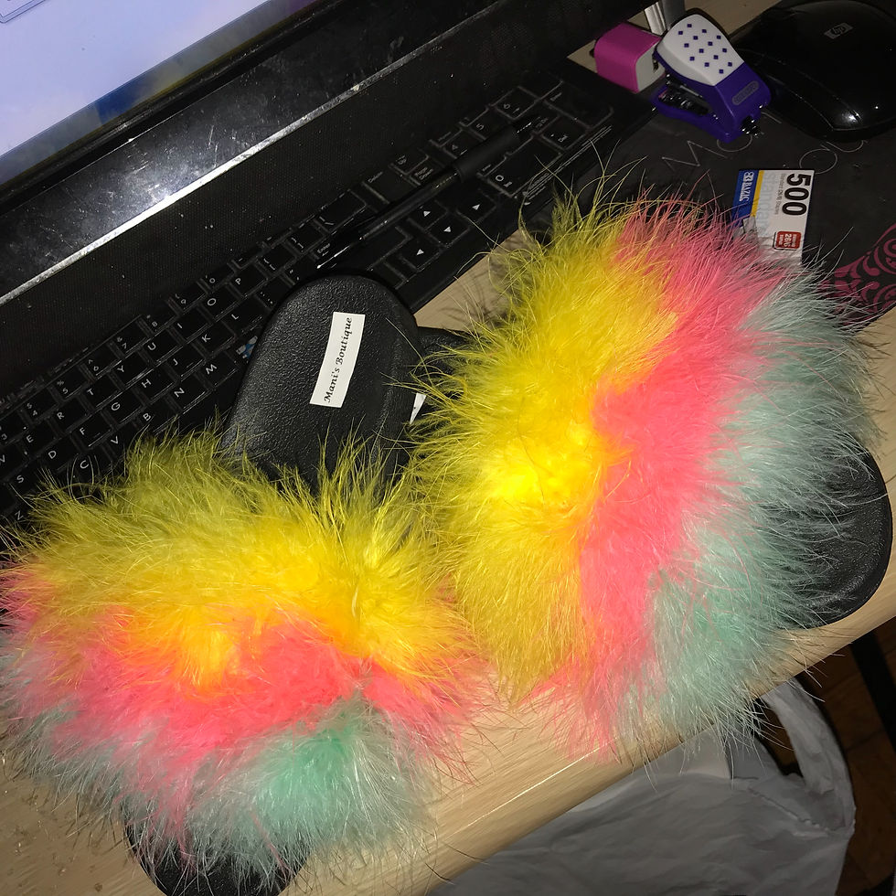 Thumbnail: Regular slippers+fur