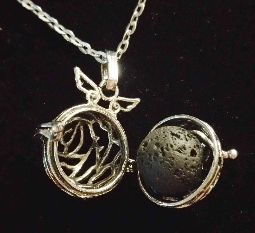 Thumbnail: Rose with Wings Aromatherapy Necklace