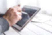Man Using Smart Tablet