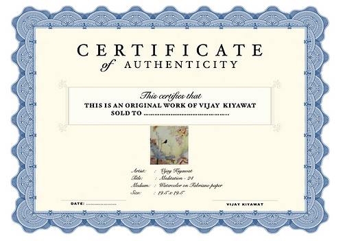 Certificate of Authenticity