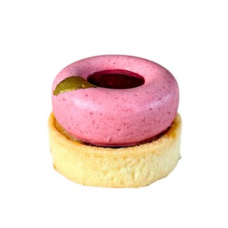 Gluten free tangy and bright Cherry Raspberry Tart