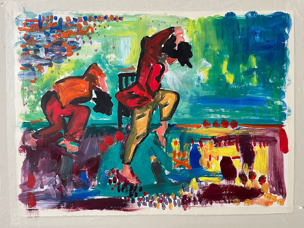 Yuka Beautiful Unknown, Acrylic, 2024