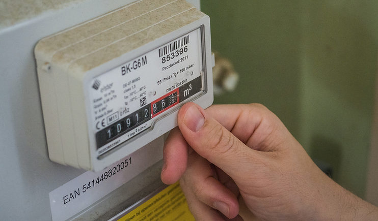 Calcola il consumo energetico - Foto di un contatore
