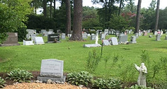 Cemetery at Eastern Shore Chapel Episcopal Church in Virginia Beach.