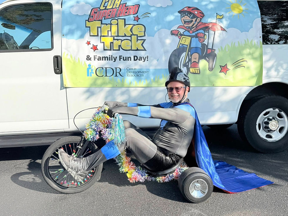 Sponsor Michael in Child Development Resources Trike Trek!