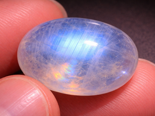 A moonstone showing adularescence