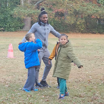 Elementary students get fresh air and excercise as an enrichment through Alternatives Inc in Hampton, VA