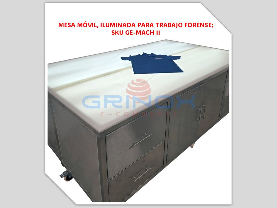 MESA MÓVIL, ILUMINADA