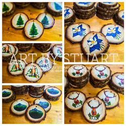 Custom wedding coasters