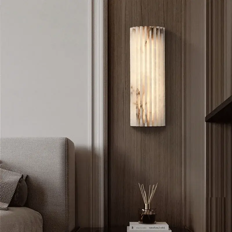 Thumbnail: Modern Minimalist Marble Wall Lamp Bedside Lamp Bedroom Italian Style Light