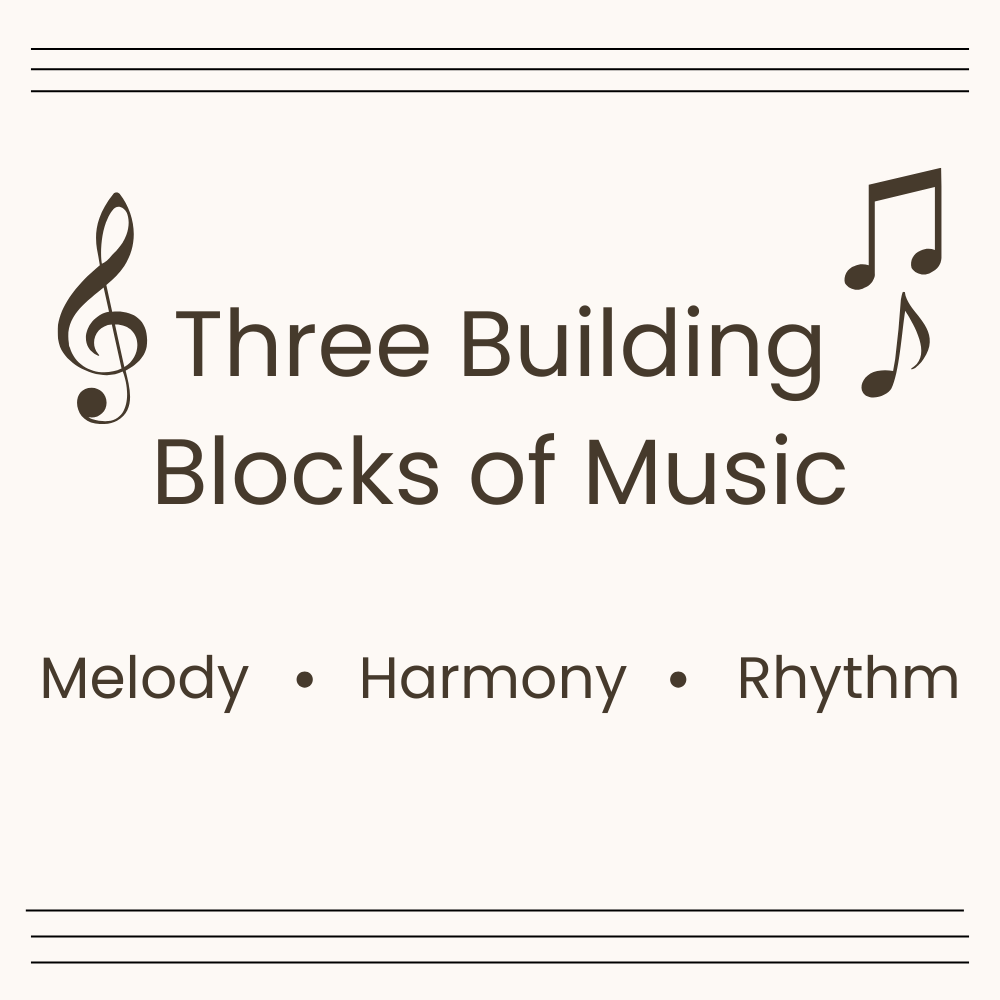 Three Building Blocks of Music