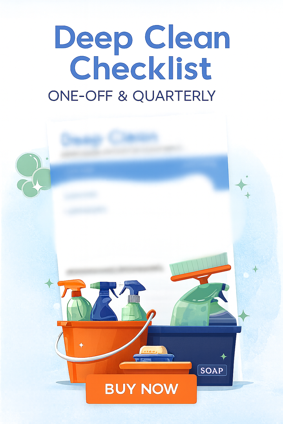 Cleaning Template - Deep Clean