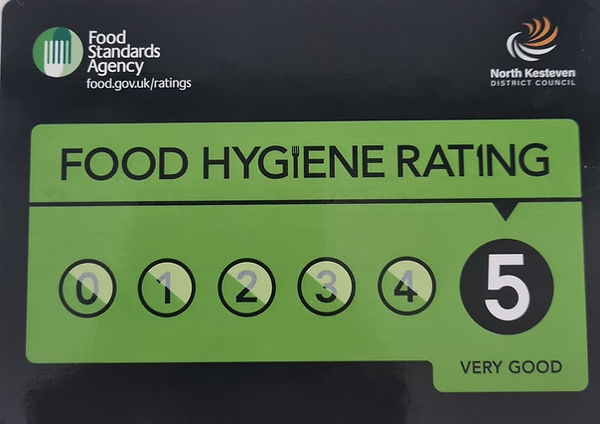 NKDC hygiene rating 5