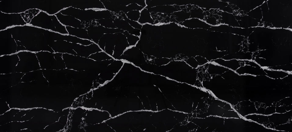 black countertop with white lines