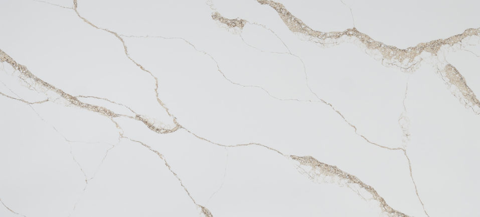white quartz with gold lines