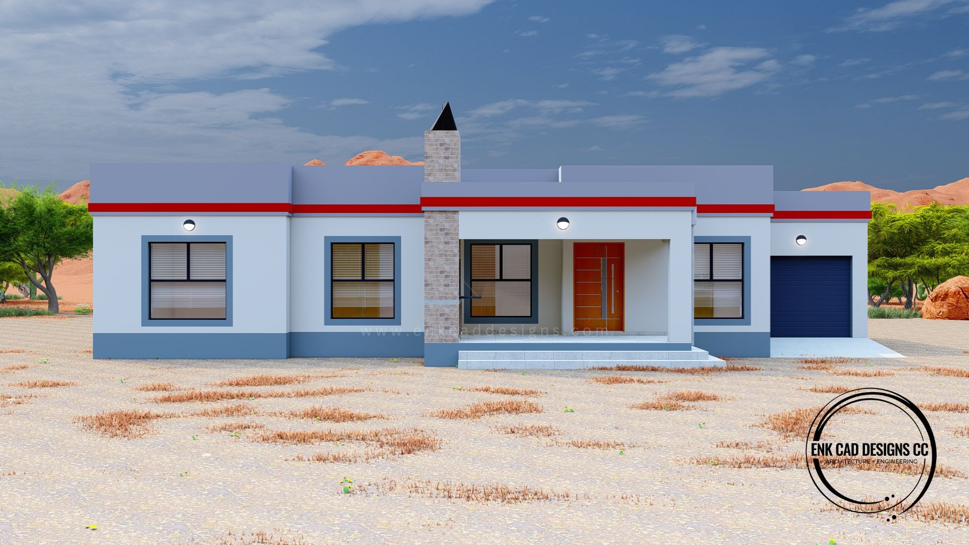 3 Bedroom Modern House Plan - ID SF10027