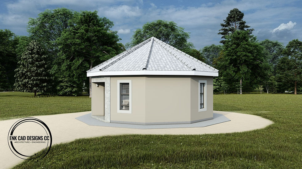 Thumbnail: Small Rondavel House Plan – ID RHP0002
