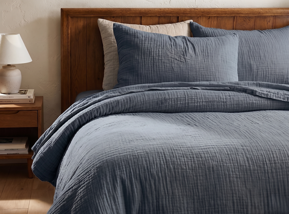 four layered fabric cotton bed sheet