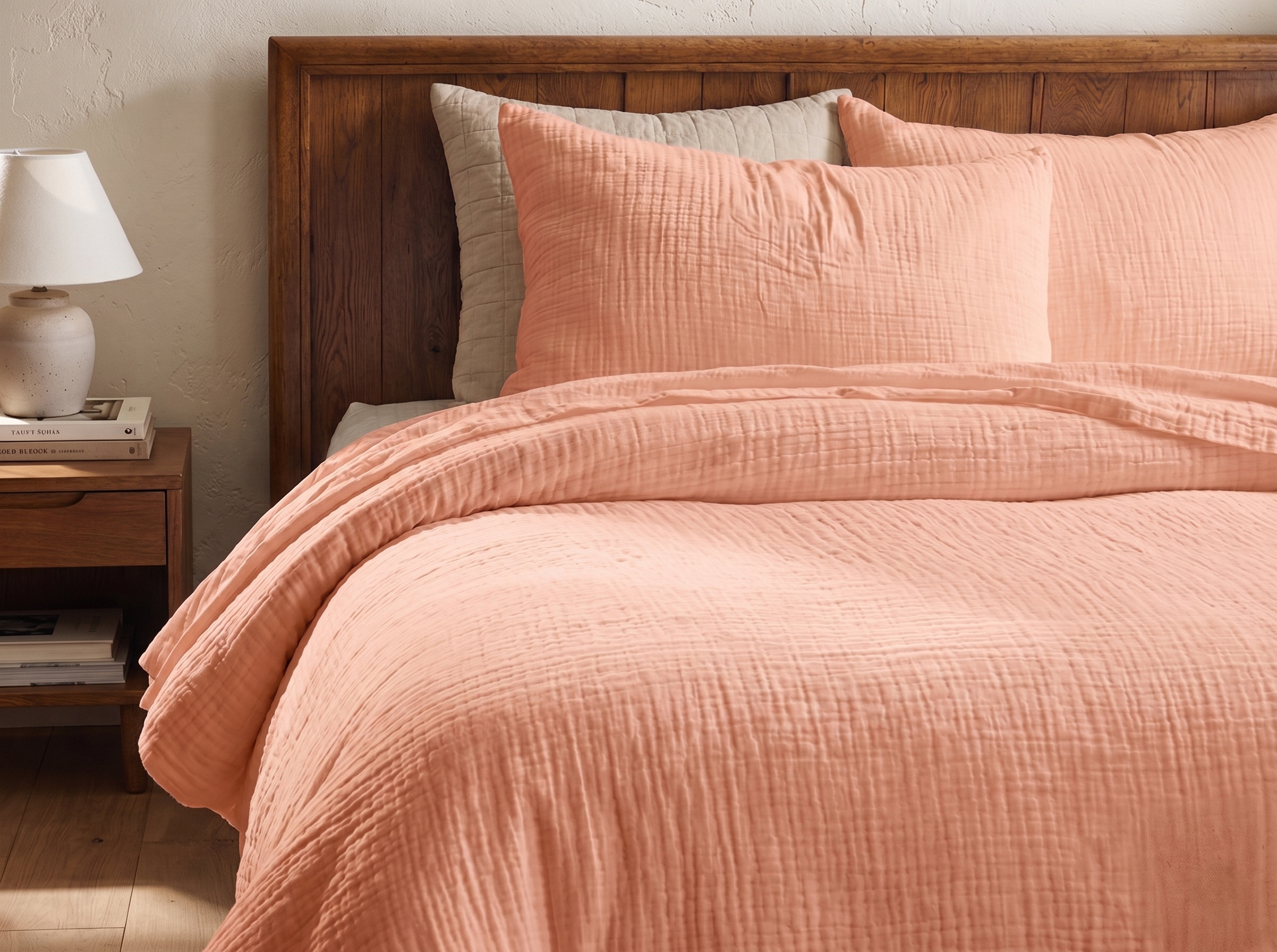 four layered fabric cotton bed sheet