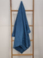 Indigo Colour Absorbent Cotton Waffle Towel