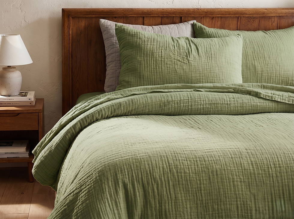 four layered fabric cotton bed sheet