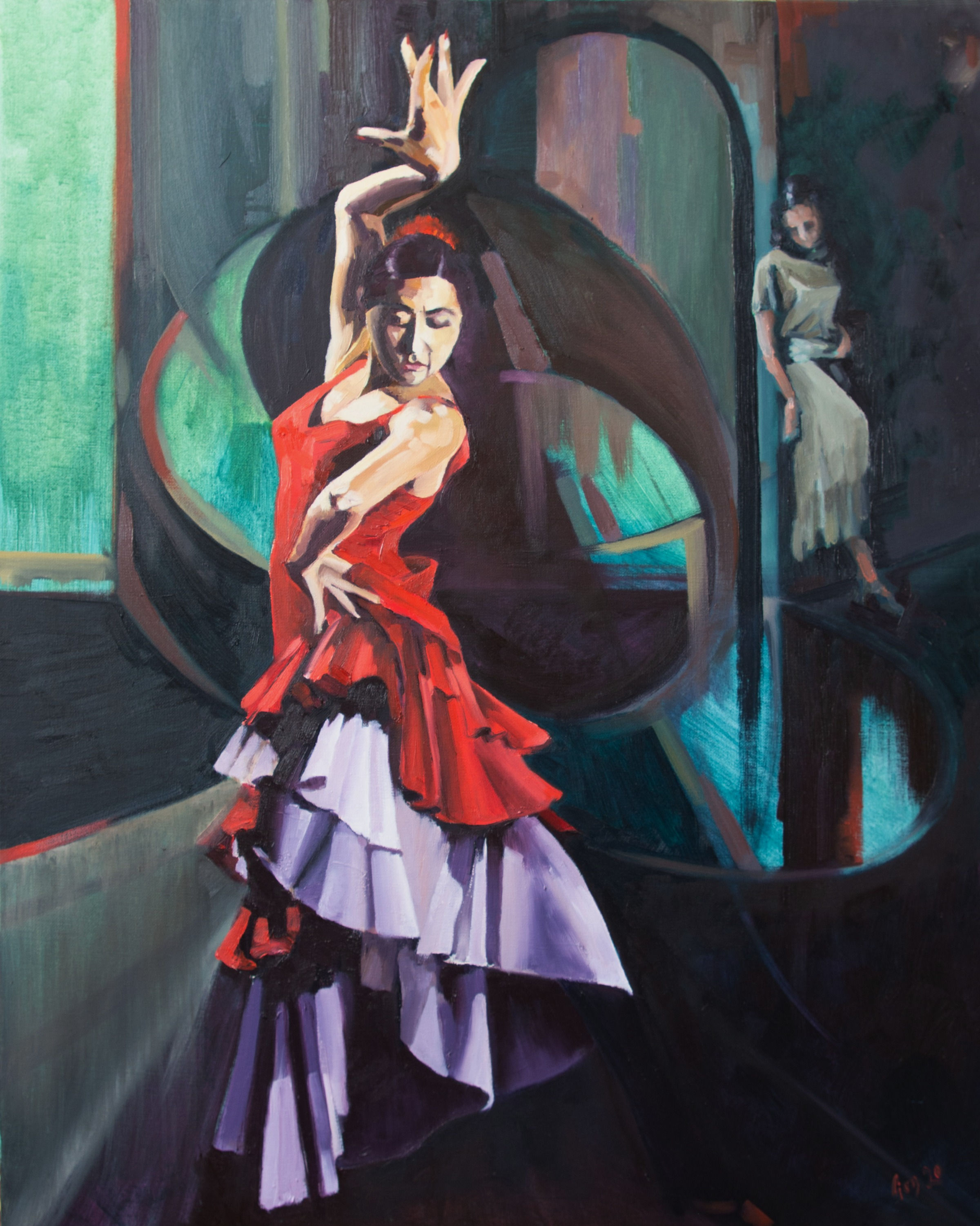 Tina - a flamenco narrative (giclee fine art print - various sizes from £38)