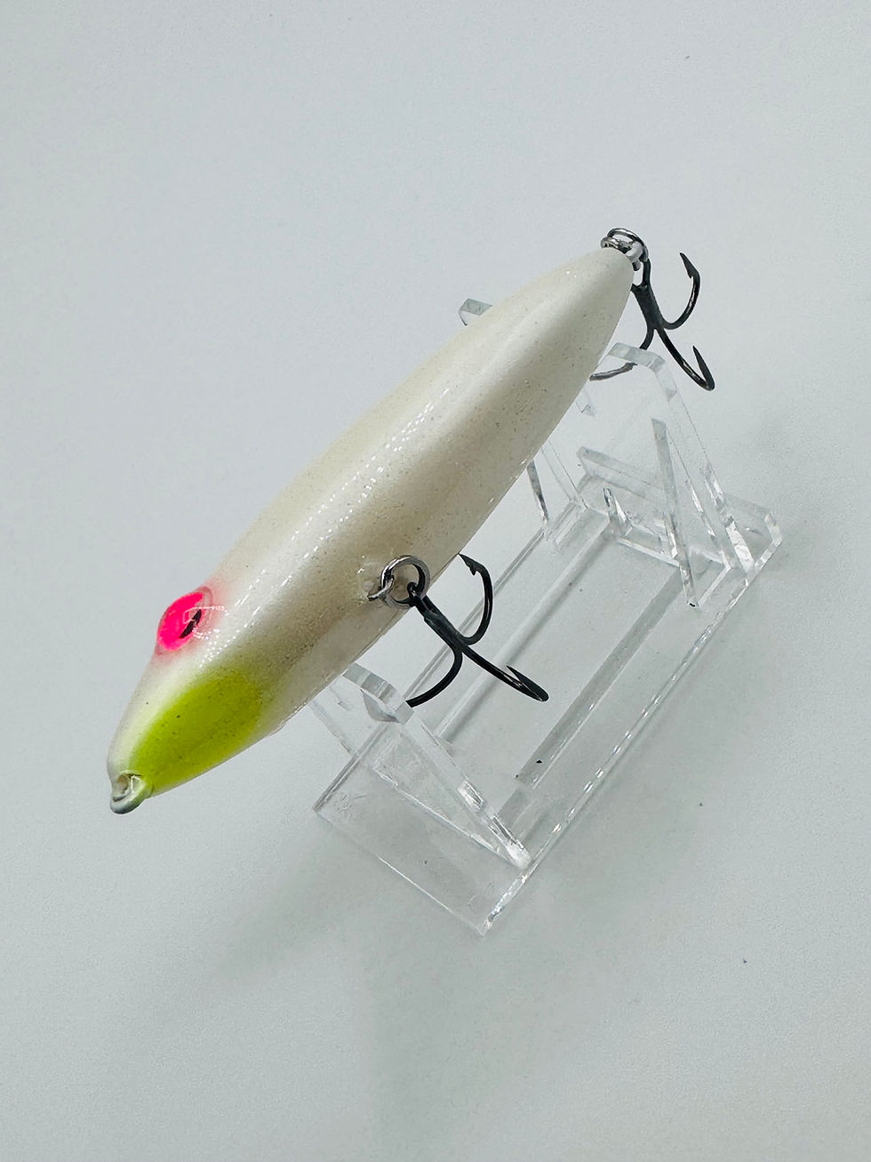 Thumbnail: 010CE - Pearl White w/ Chartreuse Chin - C-Eye Blank