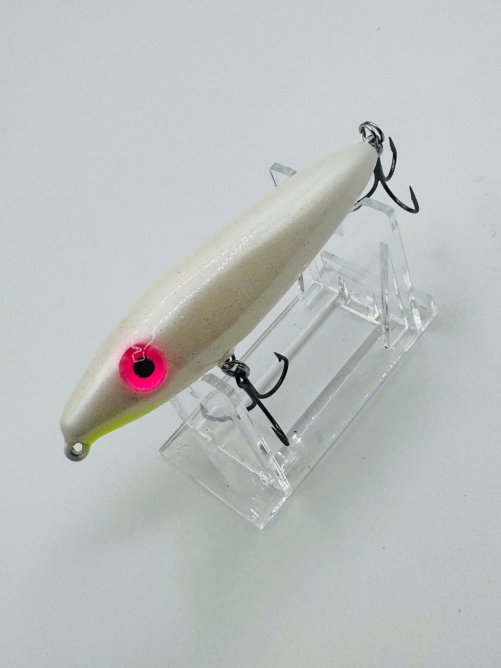 Thumbnail: 010CE - Pearl White w/ Chartreuse Chin - C-Eye Blank