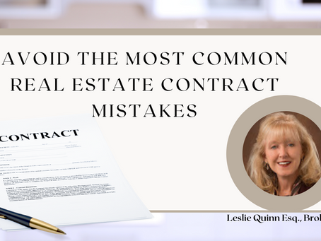 Avoid These Common Residential Contract Mistakes: A Guide for Homebuyers and Sellers
